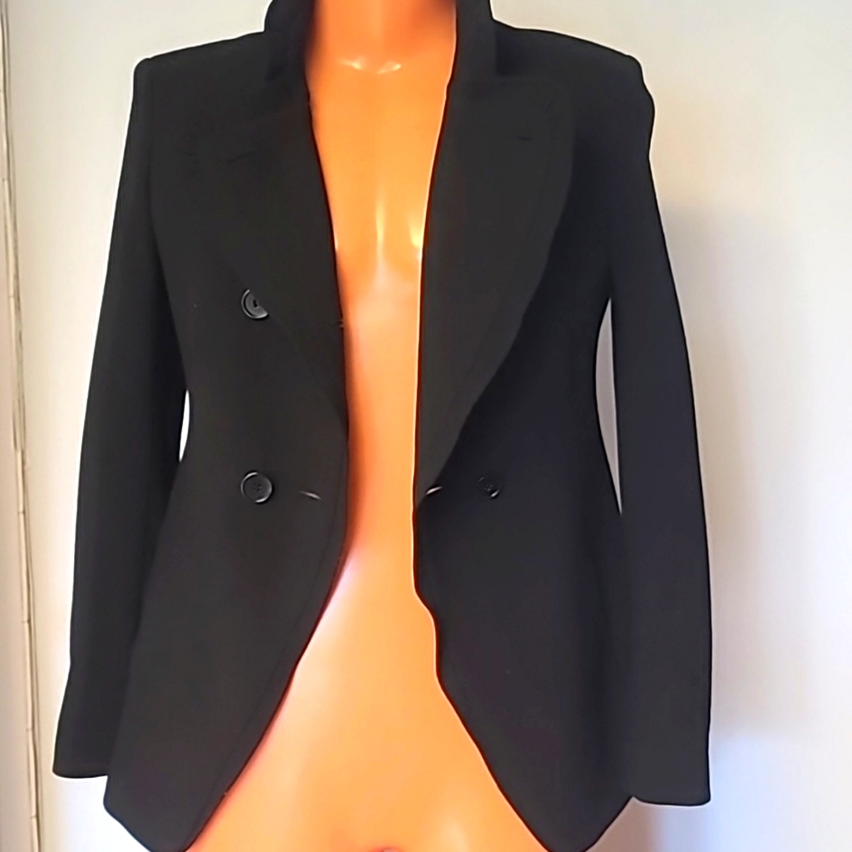 Elegant Ann Taylor Black Fitted Smart Jacket